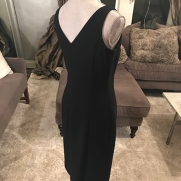 black halter silk dress 00s Halter Dress